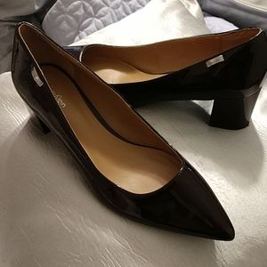 Burgandy Calvin Klein shoes